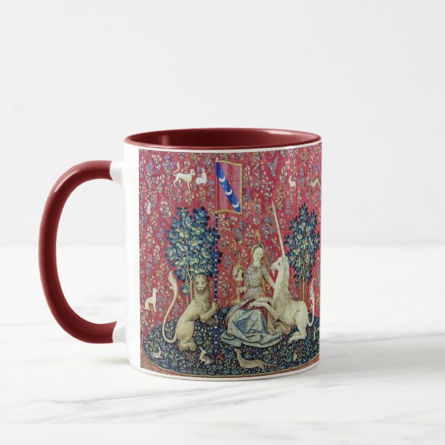 Mug La Dame et la licorne, Vue (Gauche)