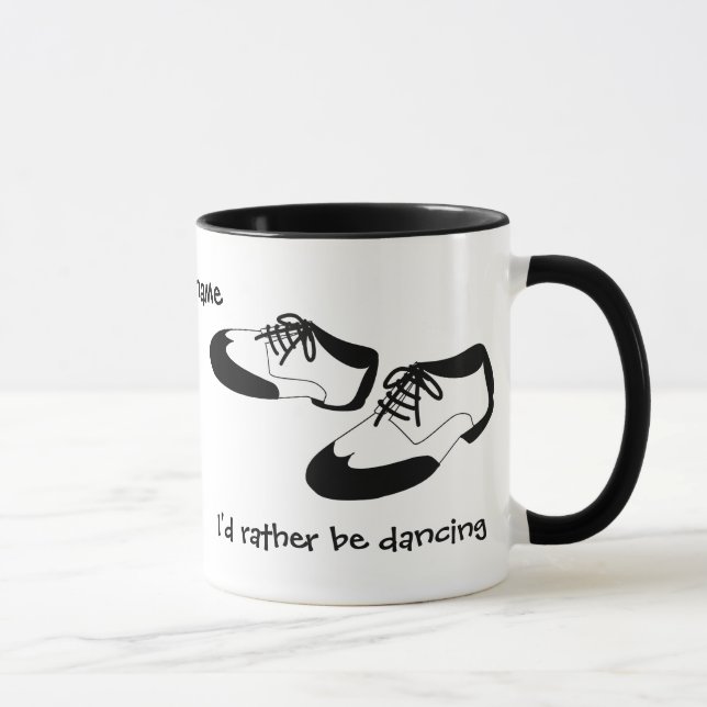 Mug La danse de l'oscillation des hommes chausse (Droite)