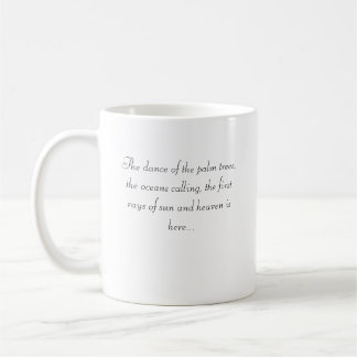 Mug La danse des palmiers, l'océan…