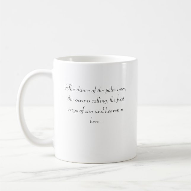Mug La danse des palmiers, l'océan… (Gauche)