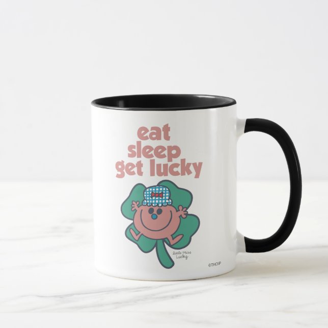 Mug La devise de Miss Lucky | Cabot vert (Droite)