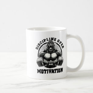 Mug La Discipline Plutôt que la Motivation Citations d