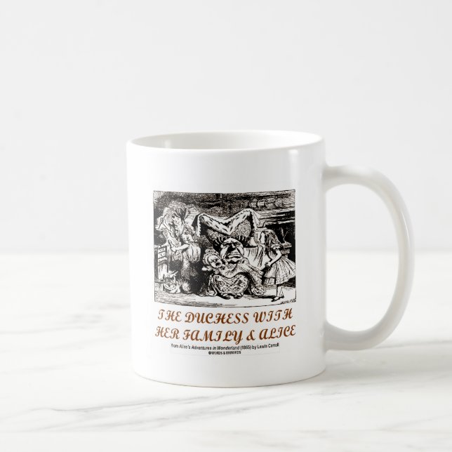 Mug La Duchesse Avec Sa Famille & Alice (Wonderland) (Droite)