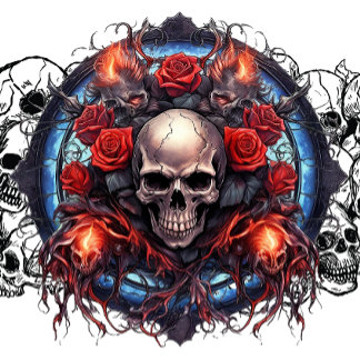 Mug La duperie ! Crânes gothiques à la Pirate Tattoo