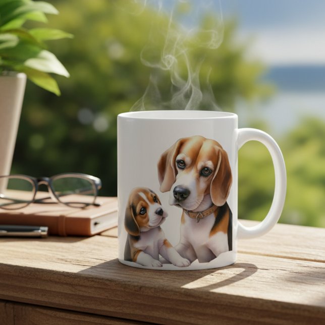 Mug La famille Beagel (Créateur téléchargé)