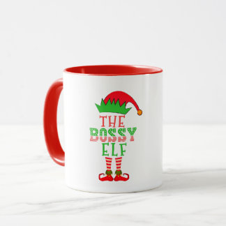 Mug La famille de Noël des elfes Bossy correspond au p