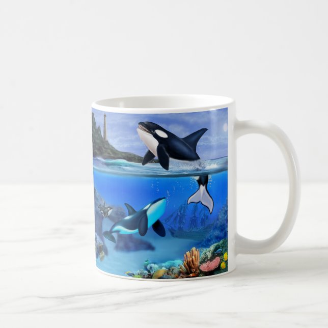 Mug La famille d'orque (Droite)