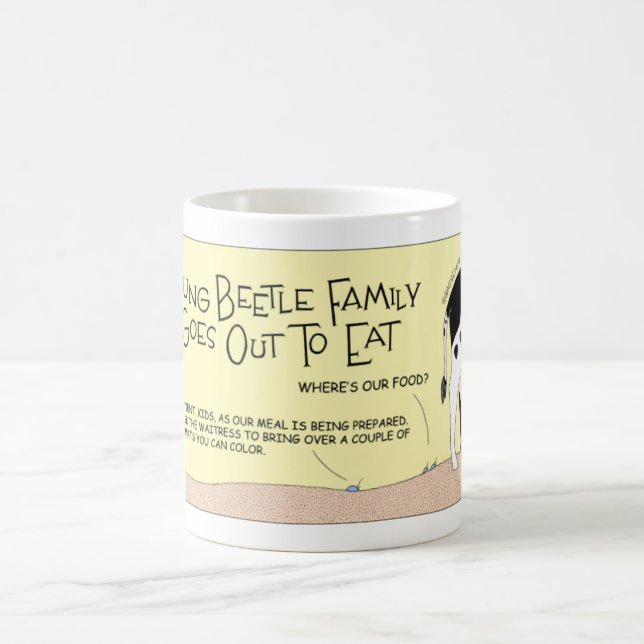 Mug La famille du dung Beetle va manger (Centre)