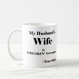 Mug La femme de mon mari est géniale pour Freekin