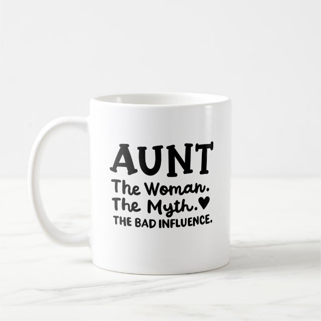 Mug "La femme, le mythe, la mauvaise influence" (Gauche)