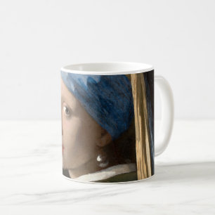 Mug La fille de Vermeer avec une oreille perle