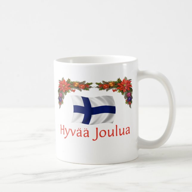Mug La Finlande Hyvaa Joulua (Joyeux Noël) (Droite)