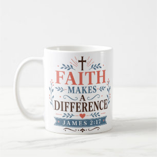 Mug La foi fait une différence Inspiration chrétienne