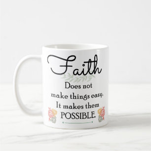 Mug La foi ne rend pas des choses bible facile et