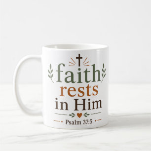 Mug La Foi Repose En Lui Réconfort Chrétien Inspirant