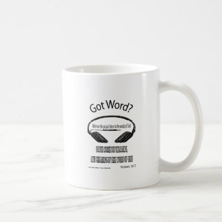 Mug La foi vient par l'audition de la conception