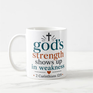Mug La force de Dieu se manifeste dans la faiblesse Ci