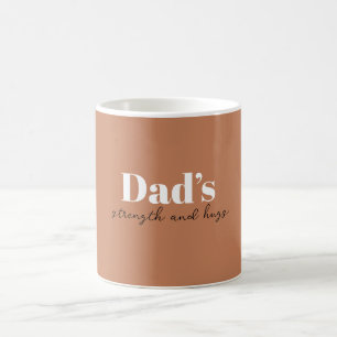 Mug La force et les câlins de papa - Cadeau de Fête de
