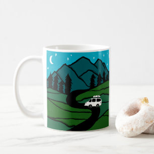 Mug La forêt de Vanlife Trees Explorez les étoiles d