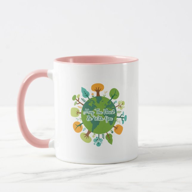 Mug La forêt soit avec vous conscience de (Gauche)