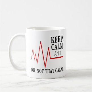 Mug La fréquence cardiaque rouge gardent le cadeau