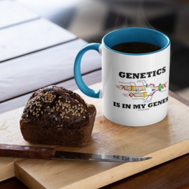 Mug La génétique est dans mes gènes La réplication de  (Créateur téléchargé)