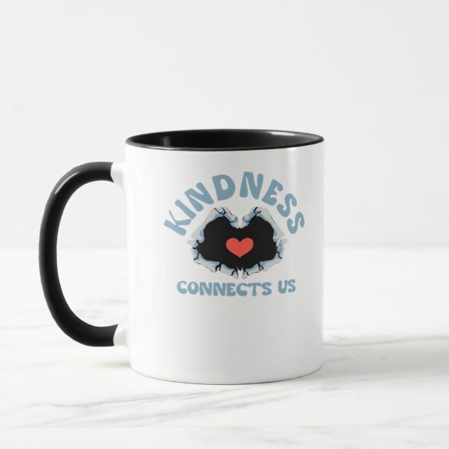 Mug La gentillesse nous connecte classique (Gauche)