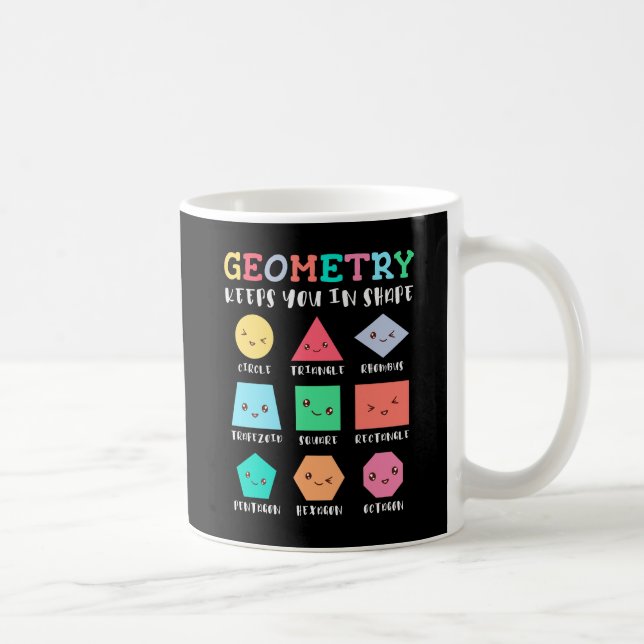 Mug La géométrie vous permet de garder la forme, les f (Droite)