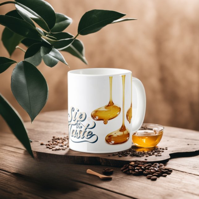 Mug La goutte de miel et la purée : une symphonie de d (Créateur téléchargé)