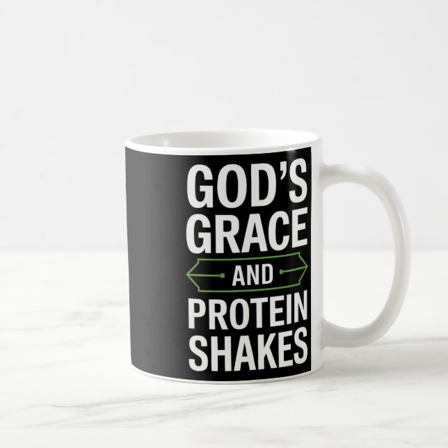 Mug La grâce de Dieu et les tremblements de protéines  (Droite)