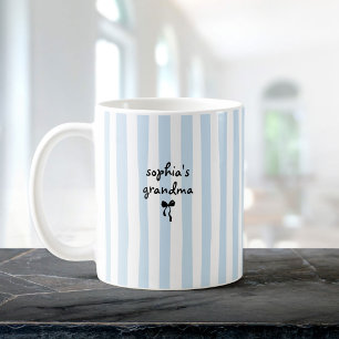Mug La grand-mère de nouveau bébé Nom personnalisé Ray