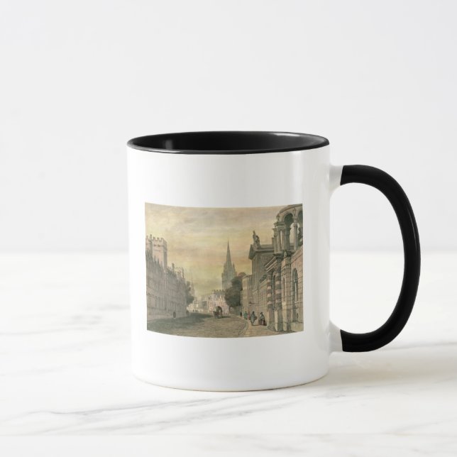 Mug La grand-rue, Oxford, gravé par G. Hollis (Droite)
