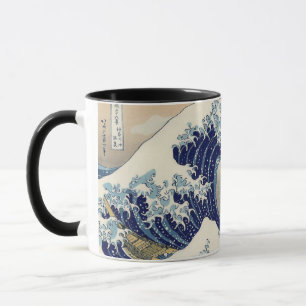 Mug La Grande Vague De Drone Au Large De Kanagawa