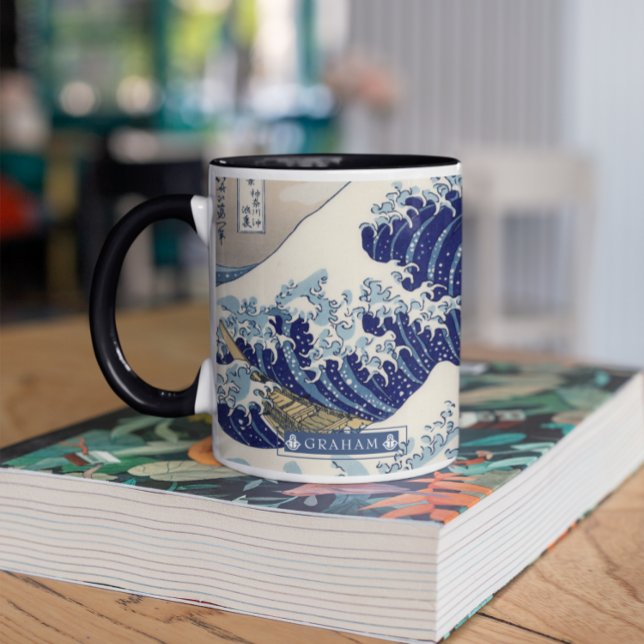 Mug La Grande Vague | Musique monogramme (Créateur téléchargé)