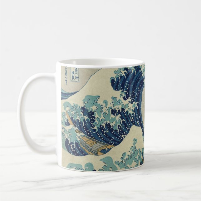 Mug La grande vague outre de Kanagawa (Gauche)