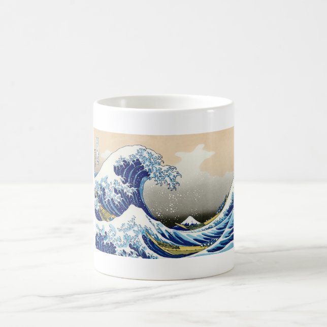 Mug La grande vague outre de Kanagawa Katsushika (Centre)