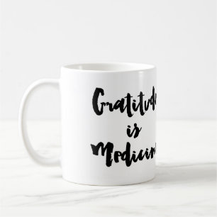 Mug La gratitude est médecine