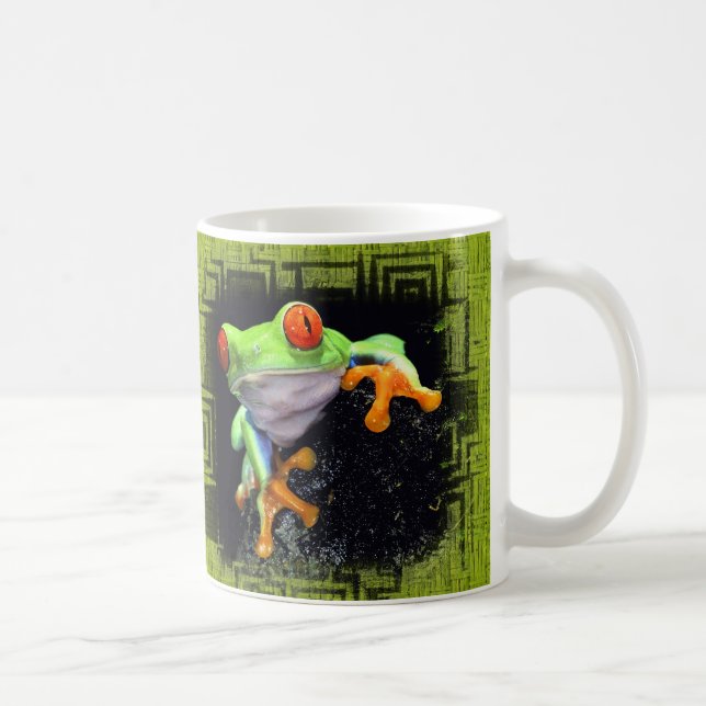 Mug La grenouille 3 a encadré des options (Droite)