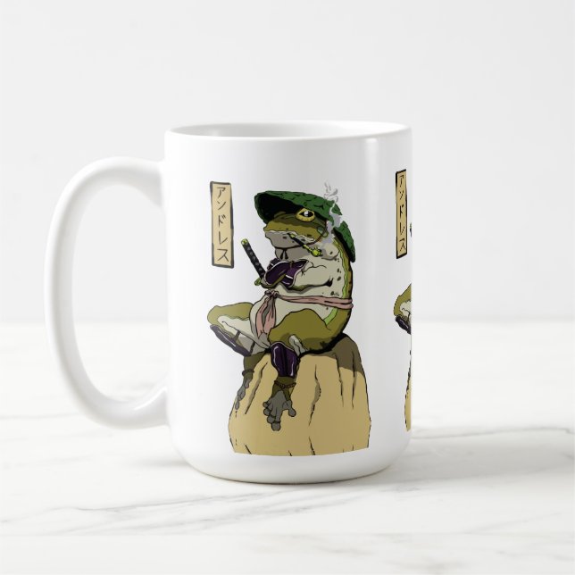 Mug La grenouille de Samurai : Gardien du Lotus (Gauche)