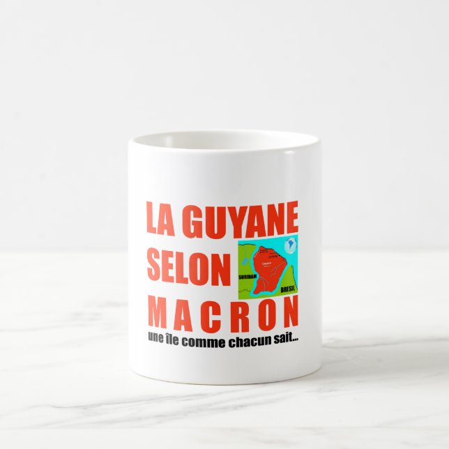 Mug La Guyane selon Macron est une île (Centre)