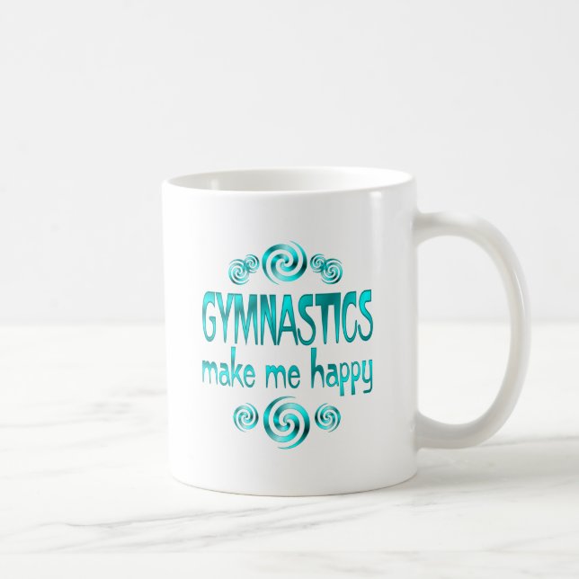 Mug La gymnastique me rendent heureux (Droite)