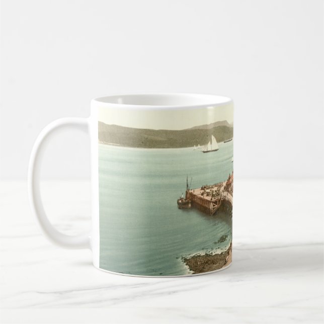 Mug La jetée à Dunoon, Argyll et Bute, Écosse (Gauche)