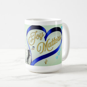 Mug La joie compte - Chat de musique - Papillon et abe