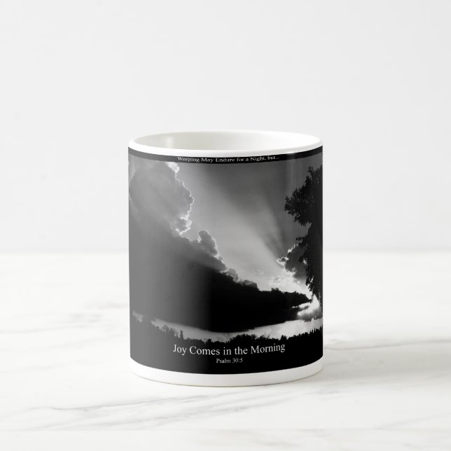 Mug La joie vient pendant le matin (Centre)