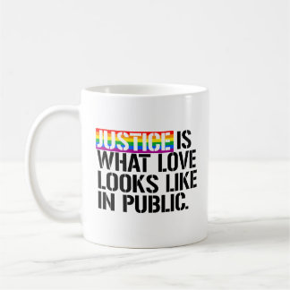 Mug La justice est ce qui ressemble l'amour à l'en