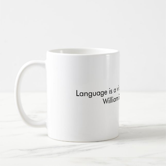 Mug La langue est un virus d'espace (Gauche)