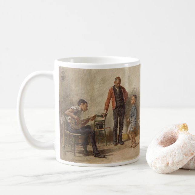 Mug La leçon de danse de Thomas Eakins (Avec donut)