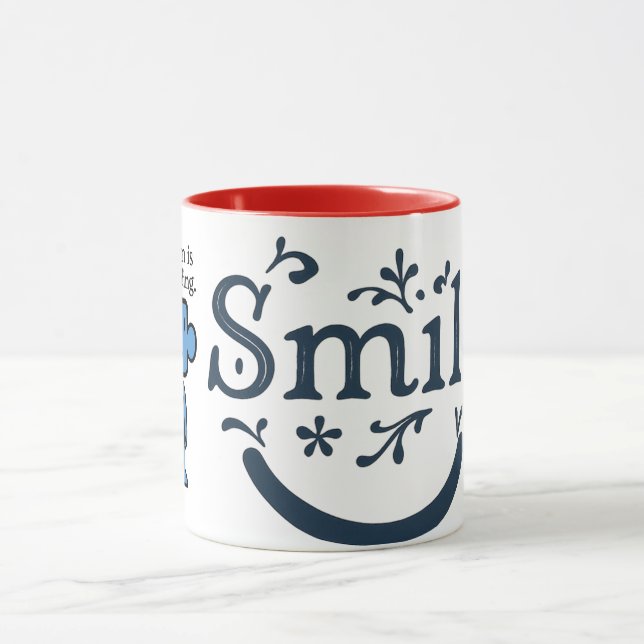 Mug La leçon est en fin de compte - Inspirational Muh (Centre)