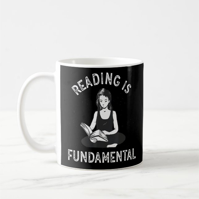 Mug La Lecture Est Fondamentalement Geeky Bookworm Poe (Gauche)