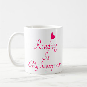 Mug La lecture est mes cadeaux de lecteur d'amoureux